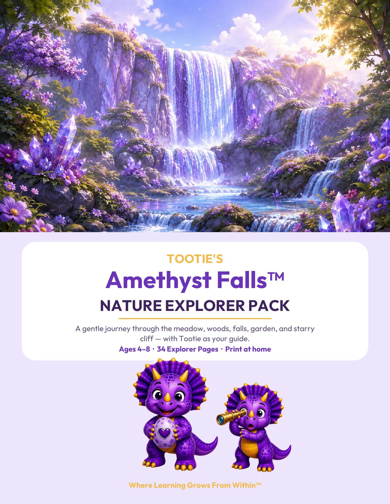 Tootie's Amethyst Falls™ Nature Explorer Pack cover
