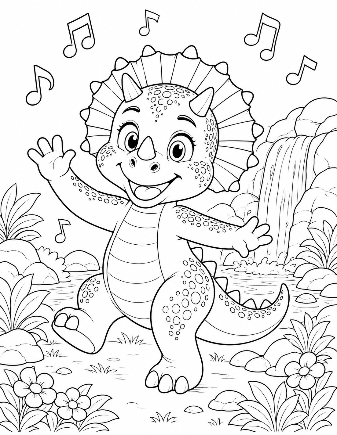 Tootie Dancing to Music